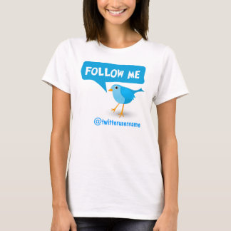 Sigam-me, Twitter, Blue Bird Womens T-Shirts