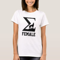 Sigma Female wolf T-Shirt