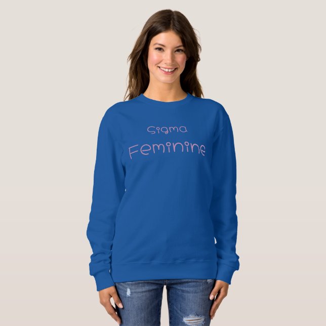 Sigma Feminine T-Shirt (Frente Completa)