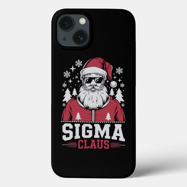 Sigma Papai Noel Cool Papai Noel Natal Rizz Rizzle (Verso)