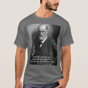 Sigmund Freud "um dia." t-shirt das citações -