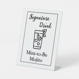 Signature Drink Sign for Wedding Bar