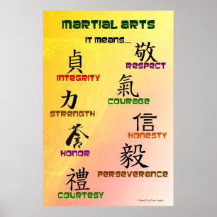 Significa Poster de Artes Marciais