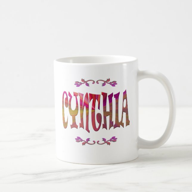 Significado da caneca de Cynthia (Direita)
