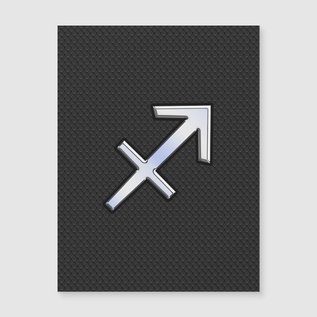 Signo Zodíaco Sagitário Moderno em Pele de Cobra (Frente)