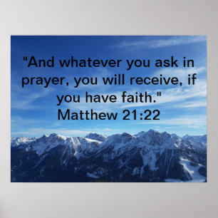 SIIE Matthew 21:22 Poster Sky