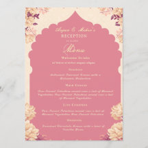 Sikh Wedding Reception Menu | budget Flat Menu