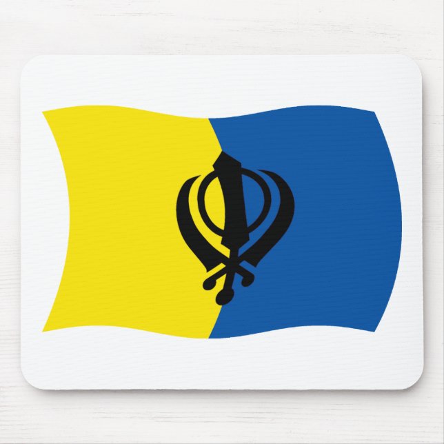 Sikhism Flag Mousepad (Frente)