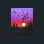 Silenciosamente Canvas Imprimir Lago Sunset - Core<br><div class="desc">Silencioso - Cores d'água</div>