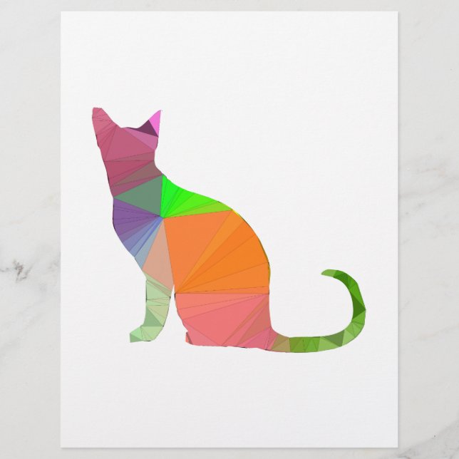 Silhouette de Gato Baixo (Frente)