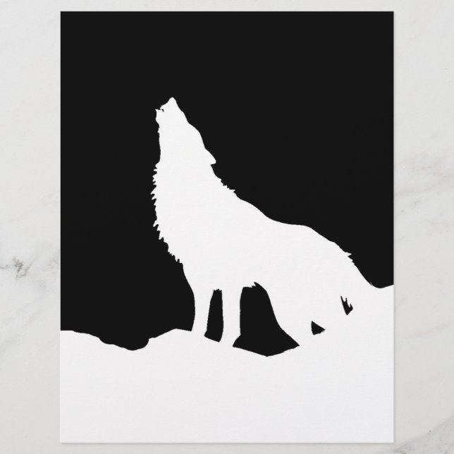 Silhouette de Pop de Arte Negra e Branca Única (Frente)
