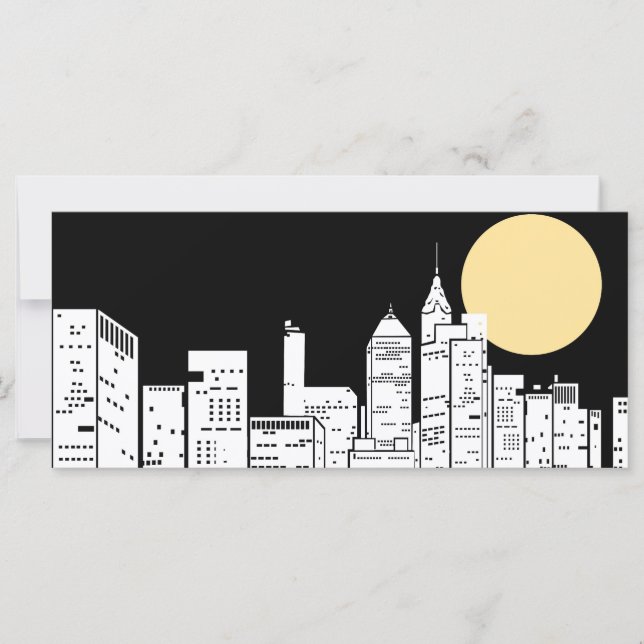 Silhouette Skyline de Nova York (Frente)