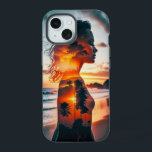 Silhoutte da deusa com a capa de telefone da costa<br><div class="desc">Para qualquer base de capa de telefone na seleção opcional indicada</div>