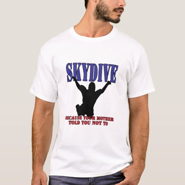 Silhueta da camisa de Skydiving (Frente)
