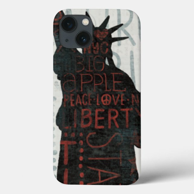 Silhueta da estátua da liberdade (Verso)