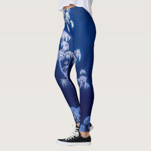 Silhueta De Árvore Em Leggings Royal Blues