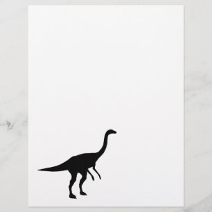 Silhueta de Dino Dinossauro Gallimimus