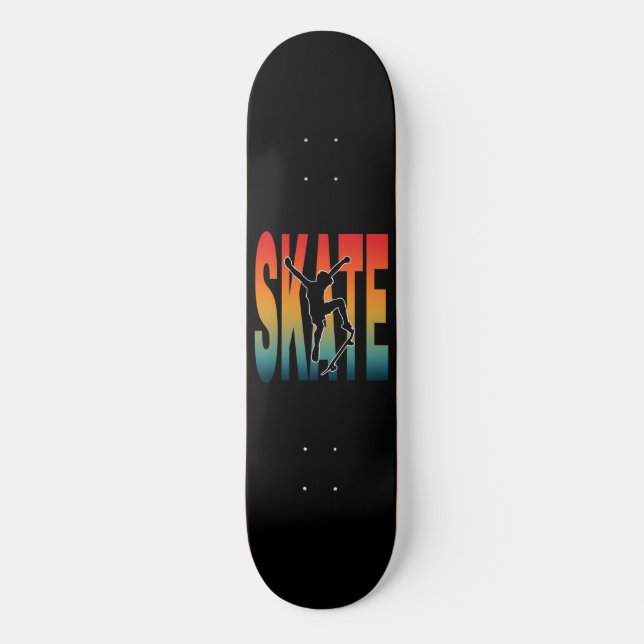 Silhueta de Skate Skateboarding (Frente)