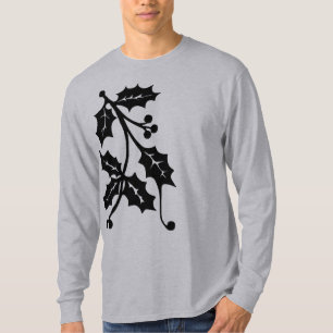 Silhueta do azevinho - camisa longa da Capa dos