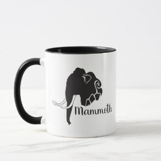 Silhueta do Mammoth da caneca