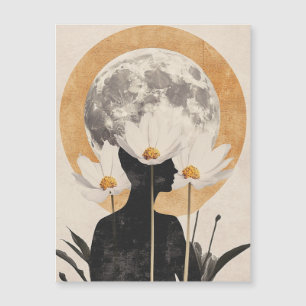 Silhueta Lua - Elegância Boho Vintage