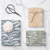 Silhuetas Elegantes de Plantas em Fluxo