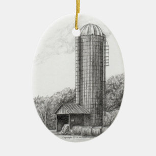 Silo que cultiva o ornamento