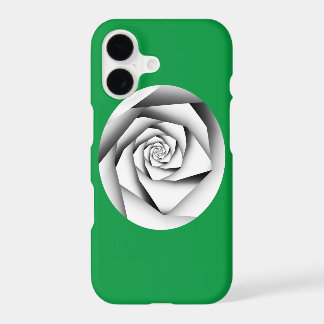 Silver Color Geométrico Style Rosa em Kelly Green