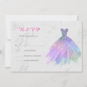 Silver e Rainbow Dress doces 16 RSVP