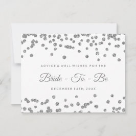 Silver Faux Glitter Confetti - Conselho Bridal