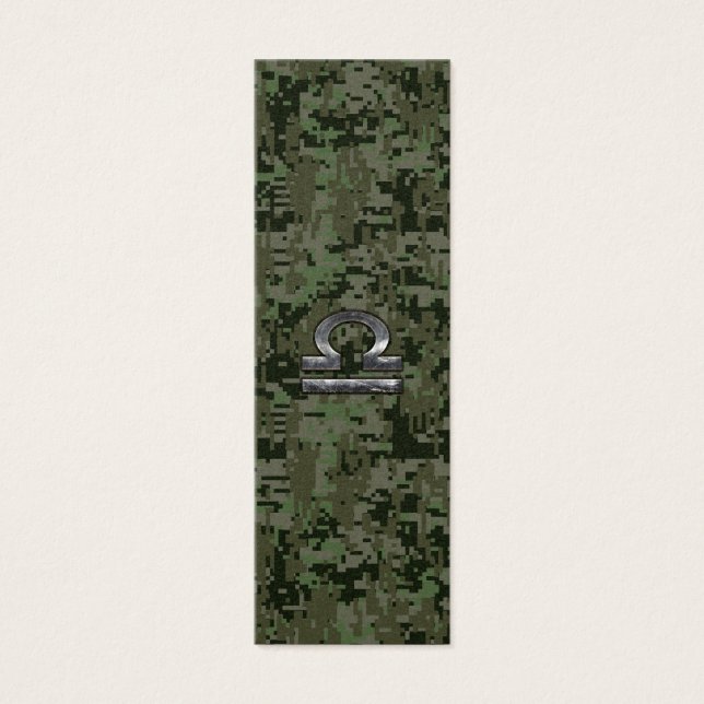 Silver Libra Zodiac Camo Digital Verde (Frente)