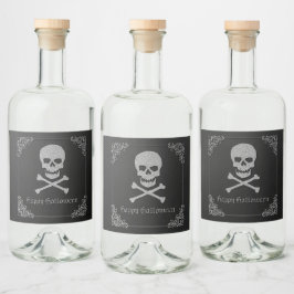 Silver Skull e Crossbones Halloween