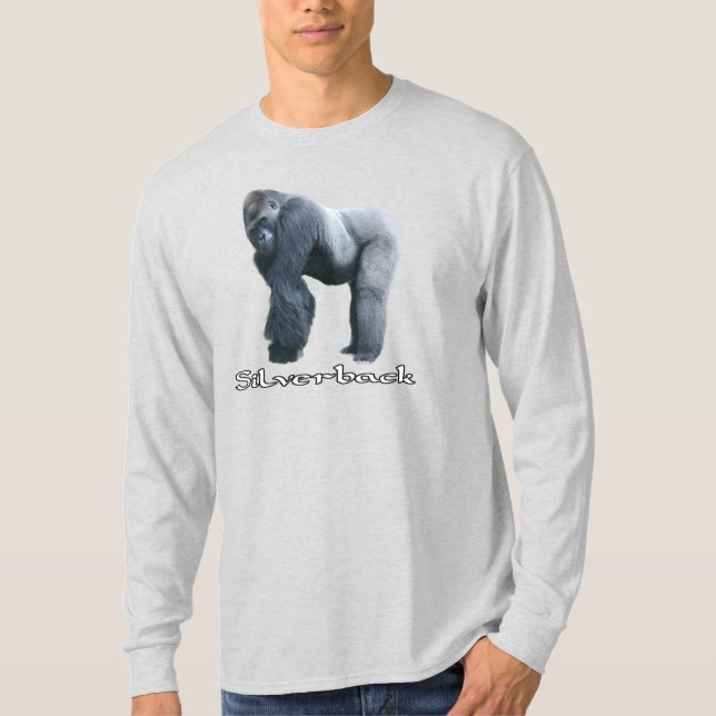 Silverback Gorilla Long T-Shirt (Frente)