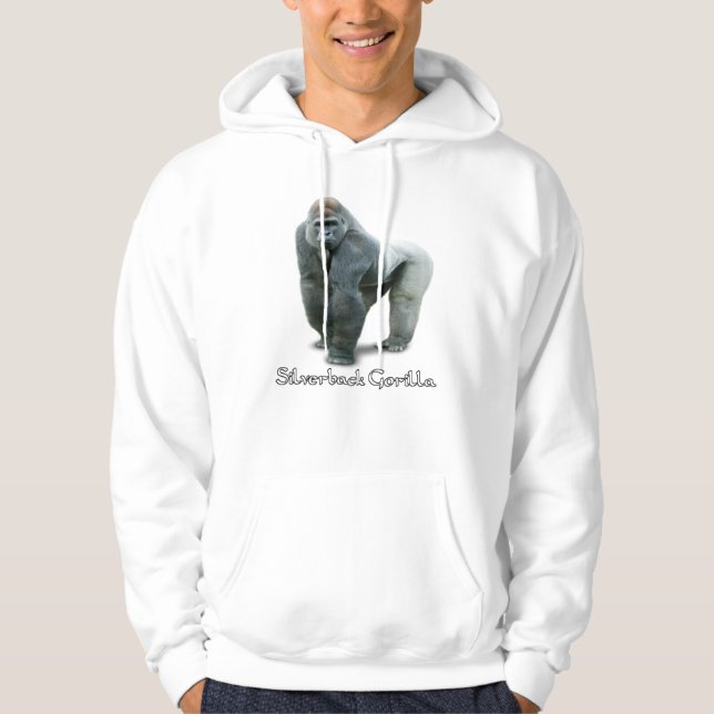Silverback Gorilla Pullover Hoodie (Frente)