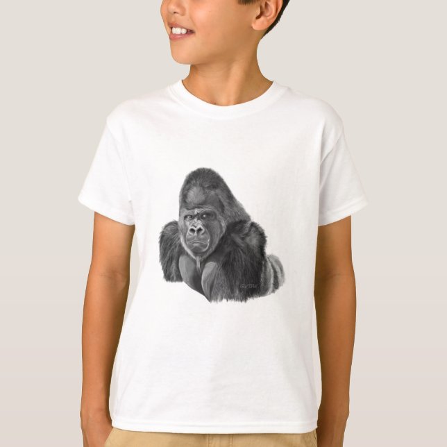 Silverback Gorilla T-shirt ゴリラのTシャツ (Frente)