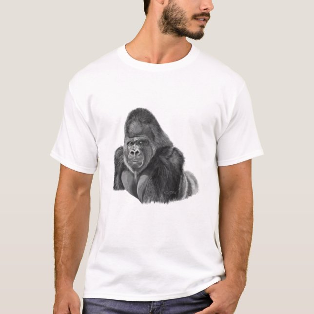Silverback Gorilla T-shirt ゴリラのTシャツ (Frente)