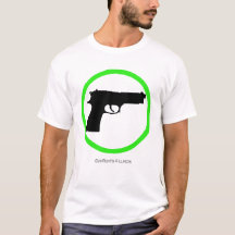 Sim armas! Camisa básica de T por