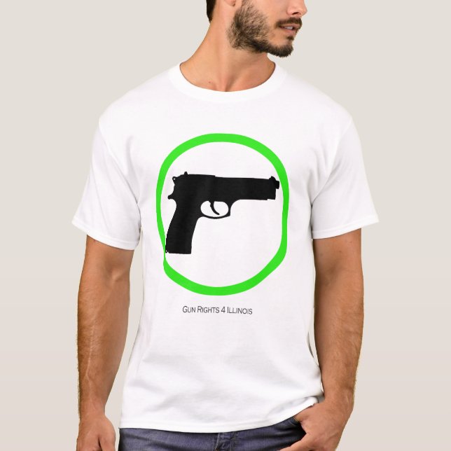 Sim armas! Camisa básica de T por (Frente)