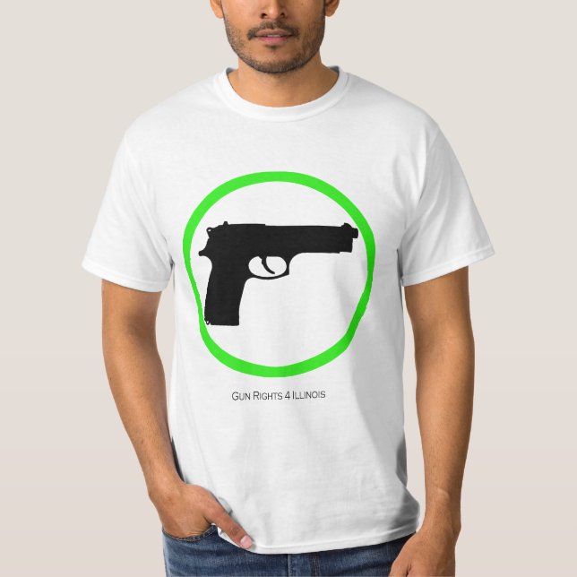 Sim armas! Camisa de T por GunRights4Illinois (Frente)