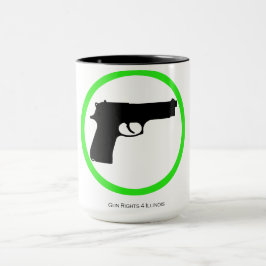Sim armas! caneca de café de 15 onças