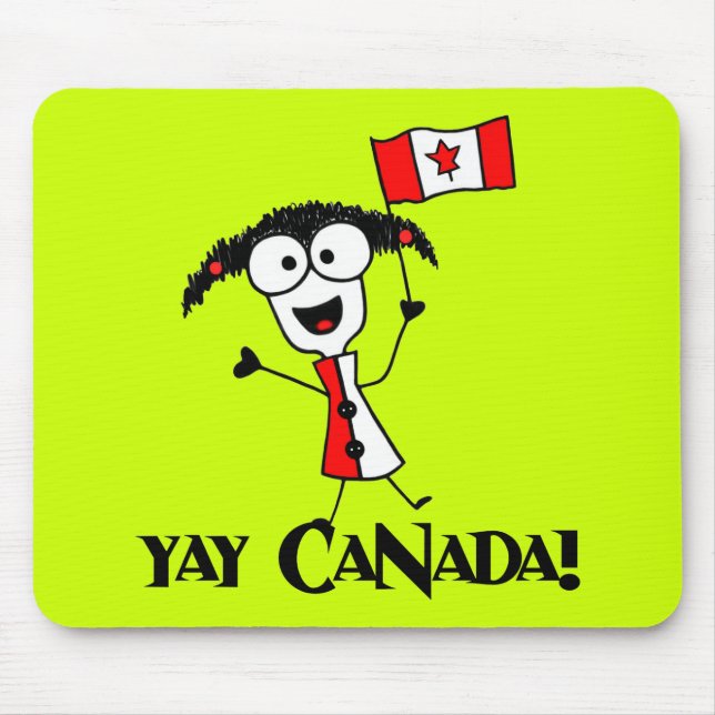 Sim, Canadá! Mousepad (Frente)