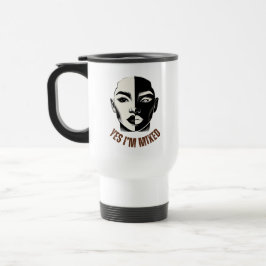 SIM, ESTOU MISTA - Caneca de viagem de Identidade