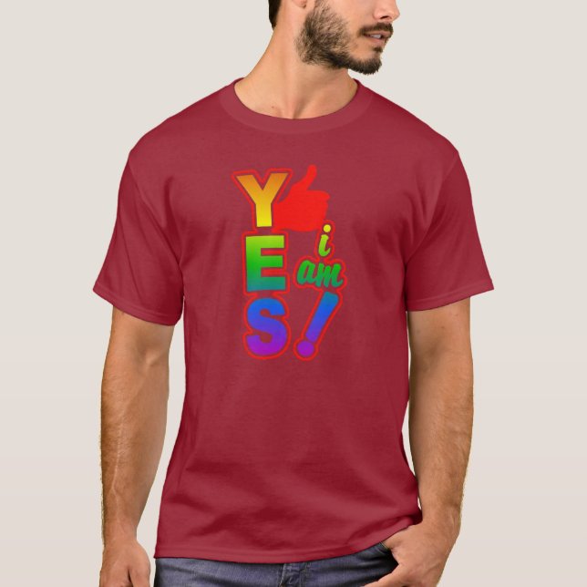 Sim, eu sou camisa - escolha estilo e cor (Frente)
