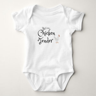 Sim, Eu Sou um Frango Terninho Camiseta Divertida