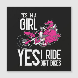 Sim, eu sou uma garota, sim, eu ando de moto de te