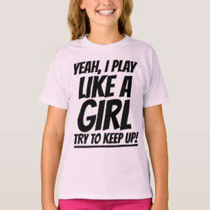 SIM, JOGO COMO UMA MENINA TENTANDO MANTER T-SHIRTS