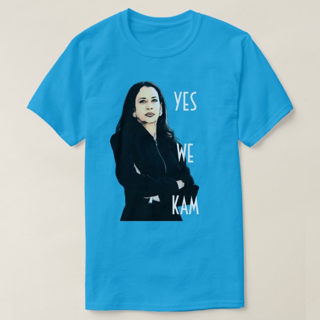 Sim, nós Kam Kamala Harris T-Shirt (Frente do Design)