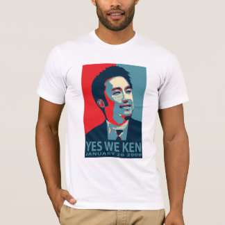 Sim nós Ken (Obama) - t-shirt branco -