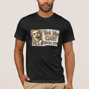 Sim nós podemos! Camisa da obscuridade de Obama