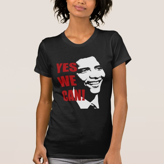 Sim nós podemos camisa de Barack Obama (Frente)